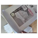 Sterilite Ice Cube Bin, Narrow, Space-efficient, BPA-Free, White