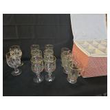 Mixed Holiday Glassware Set with Storage Box