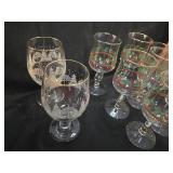 Mixed Holiday Glassware Set with Storage Box