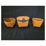 Longaberger Collectors Club Handwoven Baskets