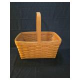 Longaberger Rectangular Market Basket with Plastic Protector