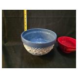 Retro Smuckers and Blue Bird Mixing Bowls Set