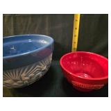 Retro Smuckers and Blue Bird Mixing Bowls Set
