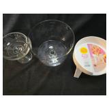 Mixed Glassware Set with Modern Beverage Stand