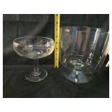 Mixed Glassware Set with Modern Beverage Stand