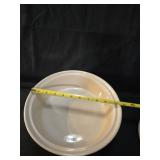 Longaberger Green Pattern Casserole Dish