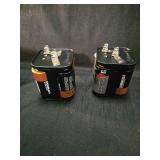 Coleman Fluorescent Camping Lantern with Duracell Batteries-needs new bulb-works