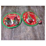Mixed Holiday Jewelry Lot - Christmas Pins and Mermaid Pendant