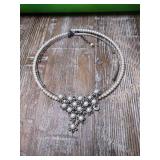 Pearl Floral Cluster Necklace