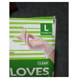 SWIFTLITE Disposable Vinyl Gloves, Food Safe, Latex-Free Powder-Free Clear Plastic Gloves for Cooking, House Clean, Food Prep (200, Large)