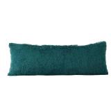 Reafort Luxury Long Hair, PV Fur, Faux Fur Body Pillow Cover/Case 21x54 with Hidden Zipper Closure (21x54 Body Pillow Cover, Evergreen)