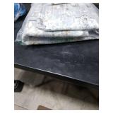 XLUEZ Area Rug 6x9 Living Room Rug, Machine Washable Vintage Distressed Boho Area Rug Non-Slip Soft Low Pile Large Indoor Rugs for Bedroom Kitchen Dining Room Office(Light Blue,6