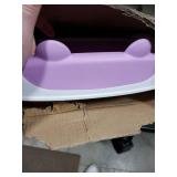 TPN Toddler Step Stool for Bathroom Sink and Potty Training Durable Anti-Slip,Anti-Tip A-Frame,10-Second Assembly, 2-Step Potty Stool with Wide Steps (Purple)