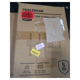 Perlegear Full Motion TV Mount for 32-65 Inch TVs up to 99 lbs, Max VESA 400x400mm, Fits 16/12 Wood Studs, Height Adjustable Pre-Assembled TV Wall Mount, Tool-Free Tilt, Swivel & Extension, PGMF21