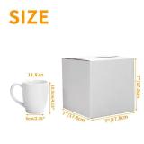 PETAFLOP 7x7x7 Shipping Boxes Set of 25, Small White Cardboard Mailer Box for Packing, Mailing, Business,DIY