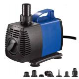 JAJALE 1200 GPH Submersible Water Pump Ultra Quiet for Pond,Aquarium,Fish Tank,Fountain,Hydroponics