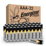 Energizer Alkaline Power AAA Batteries, 32 Count, Long-Lasting Triple A Batteries, Suitable for Everyday Electronics and Emergency Gear