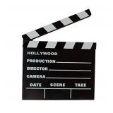 Rhode Island Novelty 7 Inch x 8 Inch Hollywood Movie Clapboard, One Per Order