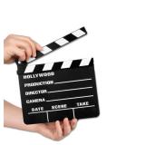 Rhode Island Novelty 7 Inch x 8 Inch Hollywood Movie Clapboard, One Per Order