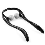 VOYOR Neck Massager Shiatsu Deep Tissue Dual Trigger Point Shoulder Massager for Pain Relief, Ergonomic Handle Design, Lightweight & Portable MS110
