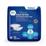 MED PRIDE Ultra-Absorbent Adult Diaper for Diarrhea, Bowel Incontinence, Odor Control, Refastenable Tabs, Women