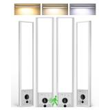 EZVALO 4-Pack Under Cabinet Lights, 2300mAh Rechargeable Motion Sensor Light Indoor, Wireless Closet Lights Battery Operated, with 3 Color Temps, Dimmable, Magnetic, for Kitchen, Stair, Pantry(8inch)