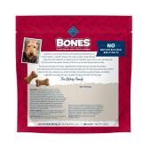 Blue Buffalo Bones Natural Crunchy Dog Treats Mini Dog Biscuits Beef, 12oz. Bag, 2 Count