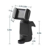 Voodonala for Jeep JK Phone Holder Mount with Storage Tray Central Dashboard Phone Mount with Storage Bin Fit for 2011-2018 Jeep Wrangler JK JKU Interior Accessories Matt Black
