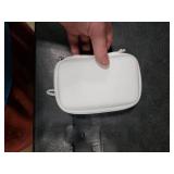 Travel Case for UCOMX for Nano/for Iseyyox/for LISEN/for RTOPS 3 in 1 Wireless Charger, Foldable Magnetic Charging Station Storage Holder Bag for Fast Charge Pad Cable and Adapter, White-Box Only