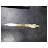 Ruksifg Vintage Metal Letter Opener Envelope Slitter, Bronze Decorative Letter Opener Knife Mail Opener with Gift Box(Cat,1 Pack)