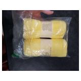 Pidada Hand Towels Set of 2 100% Cotton Absorbent Soft Towel for Bathroom 13.8 x 29.5 Inch (Yellow)