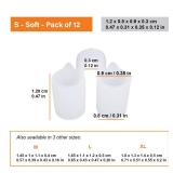 Nose Vent Sinus Relief (Pack of 10 Small Size) Soft Vents - A Simple Solution for Nasal Snorers - Reusable Snoring Device to Enjoy a Peaceful Night