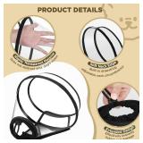 Dog Cone Collar for After Surgery,Transparent Dog Cones Alternative for Small Large Medium Size Dogs,Adjustable Depth Pet Recovery Collars,Elizabethan Collar for Dogs Stop Licking Wound(XL)