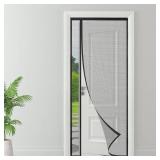 CWEEN CLU Magnetic Screen Door, Fit Door Size 36 x 81 Inch, Reversible Left Right Side Opening, Quick Installation Without Tools, Full Size 38 x83