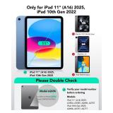 ESR iPad 11th(A16, 2025)/10th Gen Case with Keyboard, Magic Keyboard for iPad 10.9, Case with Floating Cantilever Stand, Springy Backlit Keys, Multi-Touch Trackpad, Rebound Series, Black