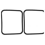 Mid-Century Modern Black Metal Picture Frames