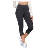 VALANDY Creamlush 4 Pack Capri Leggings for Women-High Waisted Stretchy Soft Yoga Lounge Pants(S-3XL)