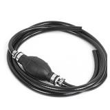 BARTOO Fuel Line Assembly,5/16in Nylon Braided Marine Boat Fuel Line Hose Assembly with 1PCS Primer Bulb for Marine Outboard Boat Motor RVs Tractors and Caravans,6FT