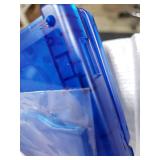 IPS Ready Upgraded eXtremeRate Clear Blue Custom Replacement Housing Shell for Gameboy Advance SP GBA SP Compatible with Both IPS & Standard LCD Console & Screen NOT Included