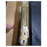 Gold Shower Curtain Rod 32-80 inches, Adjustable Curtain Rod, No Drilling, Stainless Steel Shower Rods for Bathroom, curtains, cabinets, Kitchens