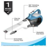 BLACK+DECKER dustbuster AdvancedClean Cordless Handheld Vacuum, Compact Home and Car Vacuum with Crevice Tool (CHV1410L)