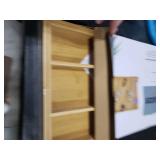Utoplike Bamboo Expandable Kitchen Drawer Organizer, Adjustable Utensil Holder and Cutlery Tray Organiser, Drawer Divider for Silverware, Flatware, Knives in Kitchen, Bedroom, Living Room, 5 Slot