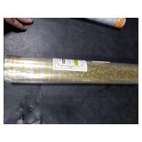CMFYHM Clear Cellophane Wrap Roll(34 x 120Ft) 3Mil Gold Polka Dot Cellophane, Cellophane Gift Wrap Roll, Cellophane Wrap for Gifts, Baskets, Flowers, Party Decorations