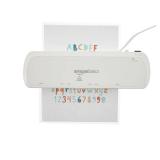 Amazon Basics 9 inch Thermal Laminator Machine for Documents and Photos, Easy to Use for Home Office or School, White