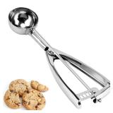 Stainless Steel Ice Cream & Cookie Scoop - 2Tbsp (30ml/1oz) - Trigger Release Scooper