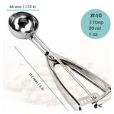 Stainless Steel Ice Cream & Cookie Scoop - 2Tbsp (30ml/1oz) - Trigger Release Scooper