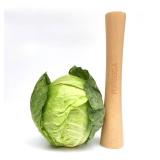 12 Sauerkraut Pounder Natural Beech Wood smasher for Fermentation Crocks and Mason Jars - Cabbage Tamper Fermenting Food Tool