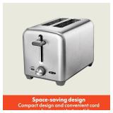 Bella 2-Slice Stainless Steel Toaster