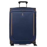 Retails for $320! Travelpro Crew Classic Lightweight Softside Expandable Checked Luggage, 8 Wheel Spinner Suitcase, TSA Lock, Men and Women, Checked Large 29-Inch, Patriot Blue