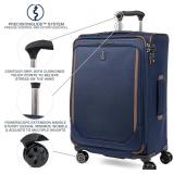 Retails for $320! Travelpro Crew Classic Lightweight Softside Expandable Checked Luggage, 8 Wheel Spinner Suitcase, TSA Lock, Men and Women, Checked Large 29-Inch, Patriot Blue